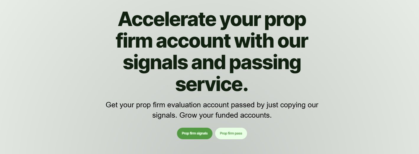 Prop Firm Live Signals: Pass Your Prop Firm Challenges